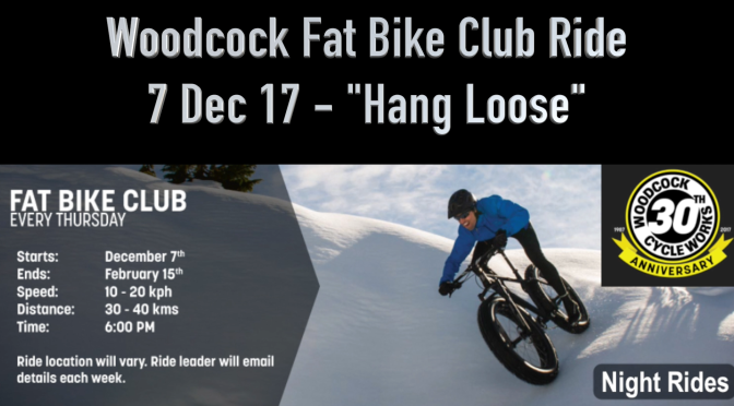 Fat Video Time:  ‘Hang Loose’ Woodcock Fat Bike Club Ride